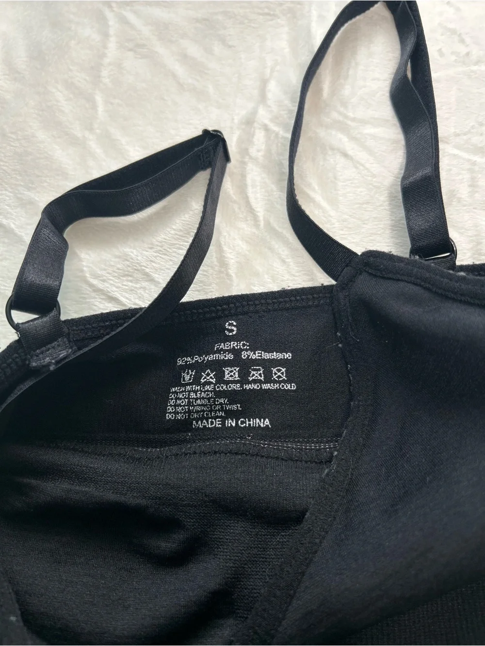 Black compression Shaping Slip Dress sz:small - Picture 4 of 4
